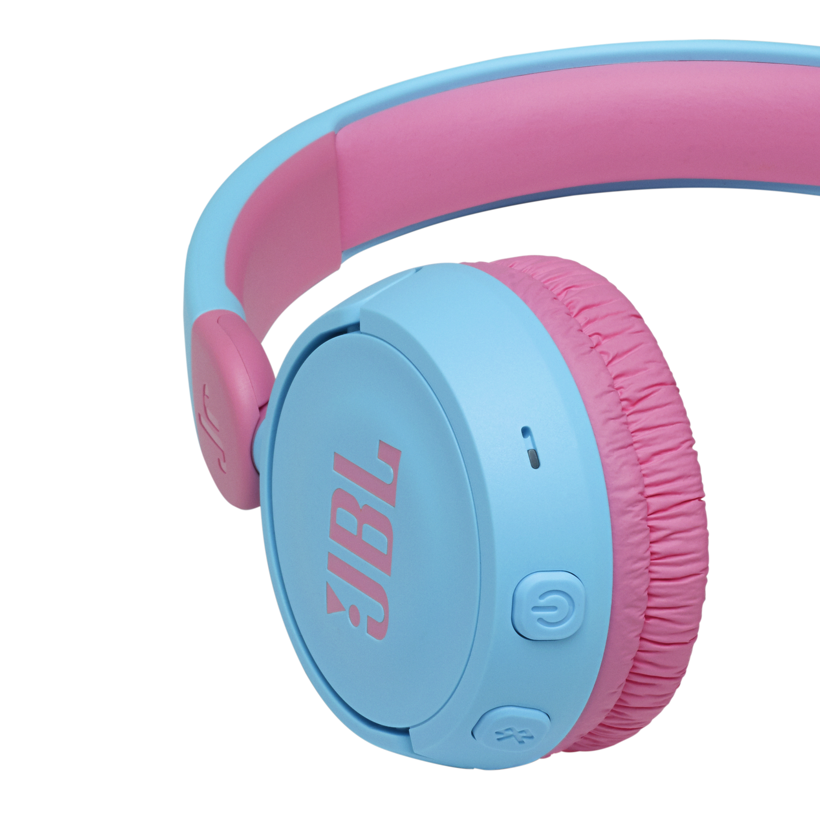JBL Jr310BT - Blue - Kids Wireless on-ear headphones - Detailshot 3